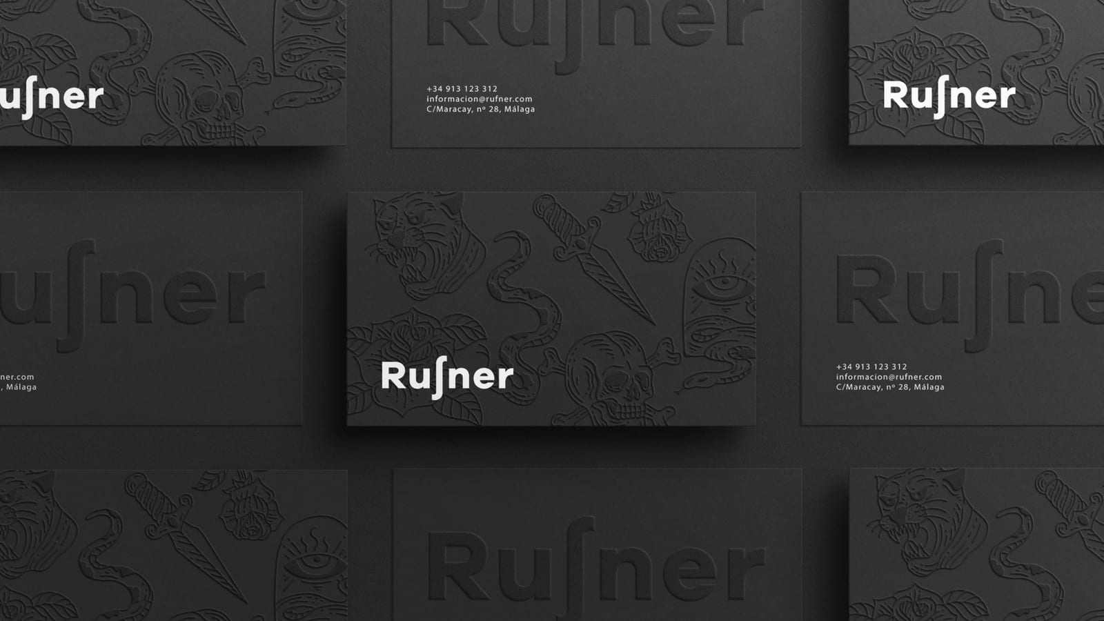 Aplicación logotipo Rufner.